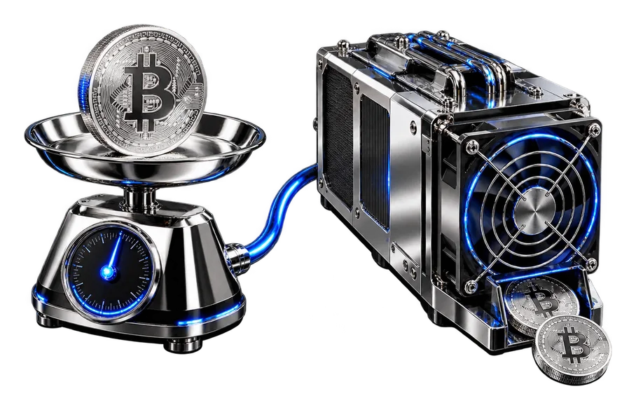 Comprar Bitcoin o producirlo con minería de Bitcoin: moneda de Bitcoin y equipo ASIC
